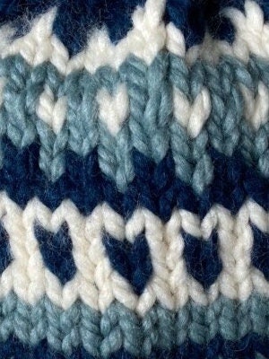 Women's Fair Isle Beanie | hand-knit wool blend winter hat| womens wool hat | mens wool hat