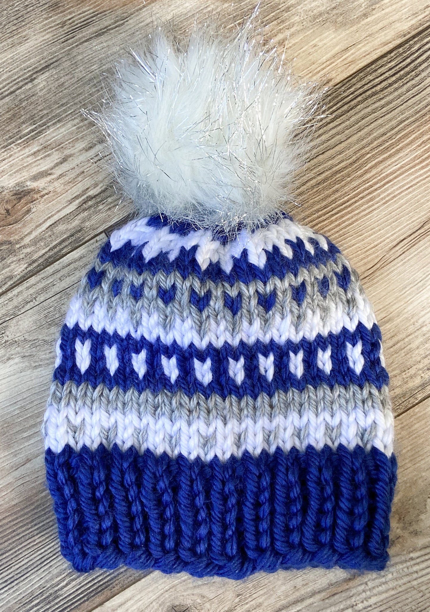 Indianapolis Colts NFL team colors beanie