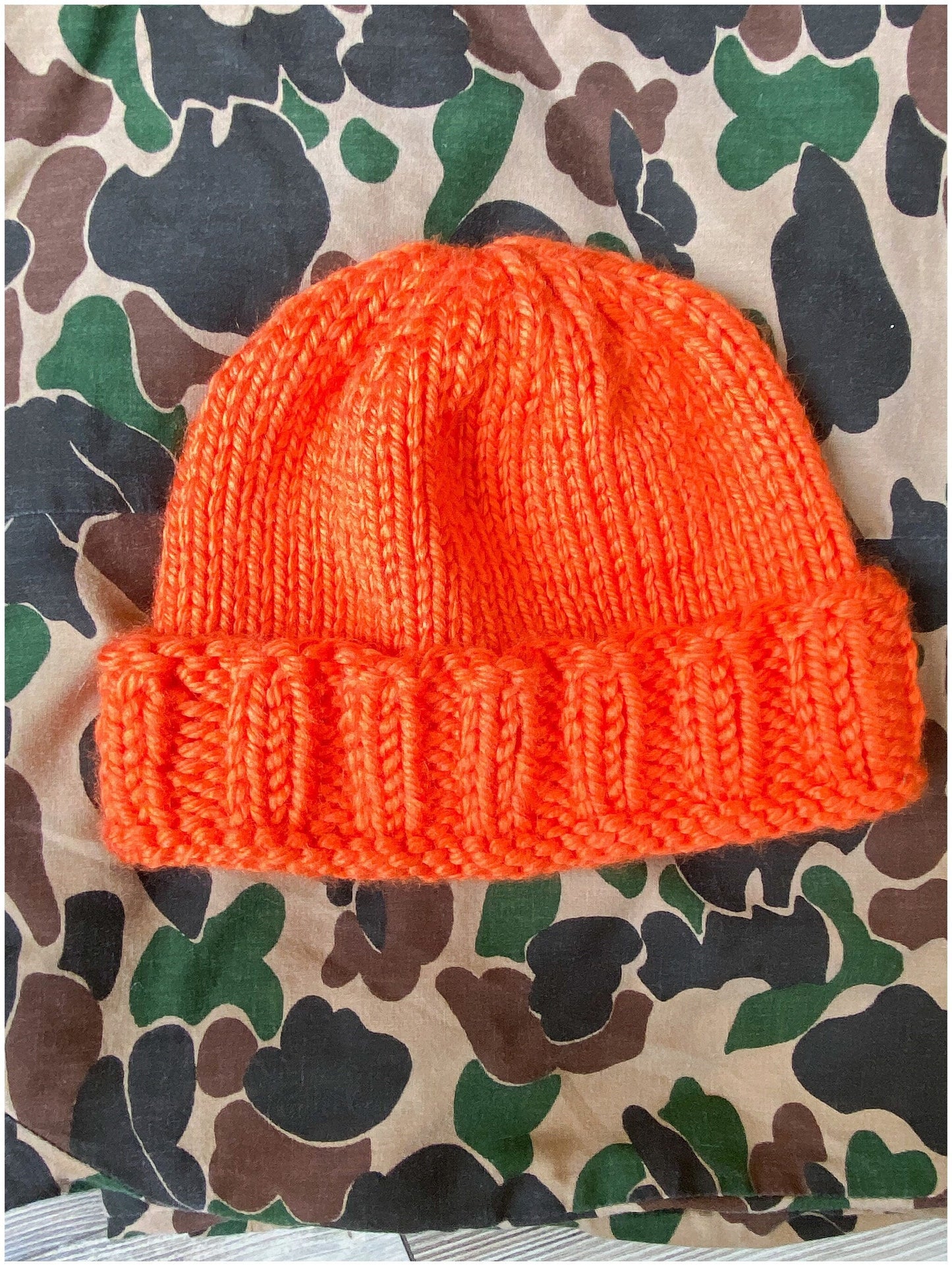 Blaze orange hat for hunters| Hunter orange| safety orange hat for stand out visibility