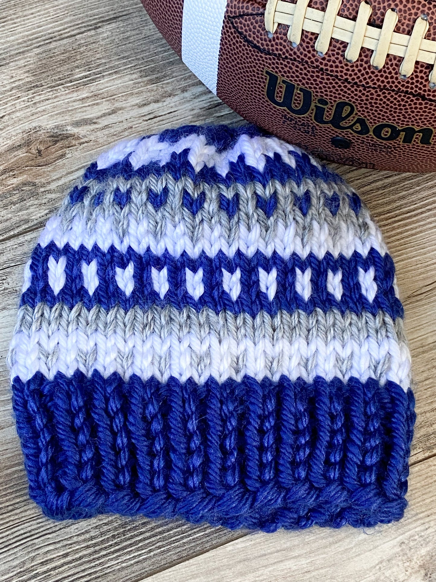 Indianapolis Colts NFL team colors beanie