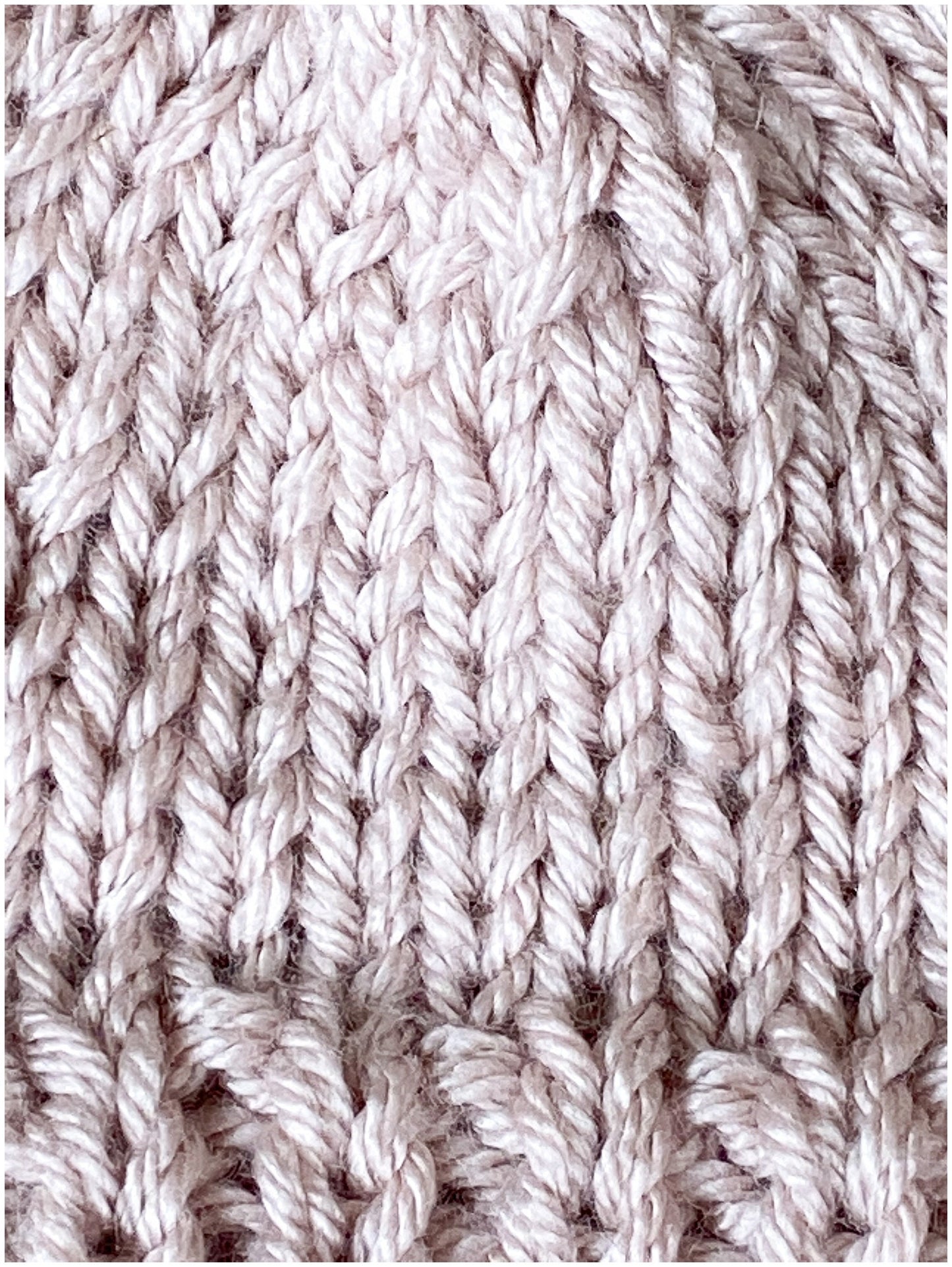 Knit baby hat | Blush pink baby hat | hand knit baby beanie
