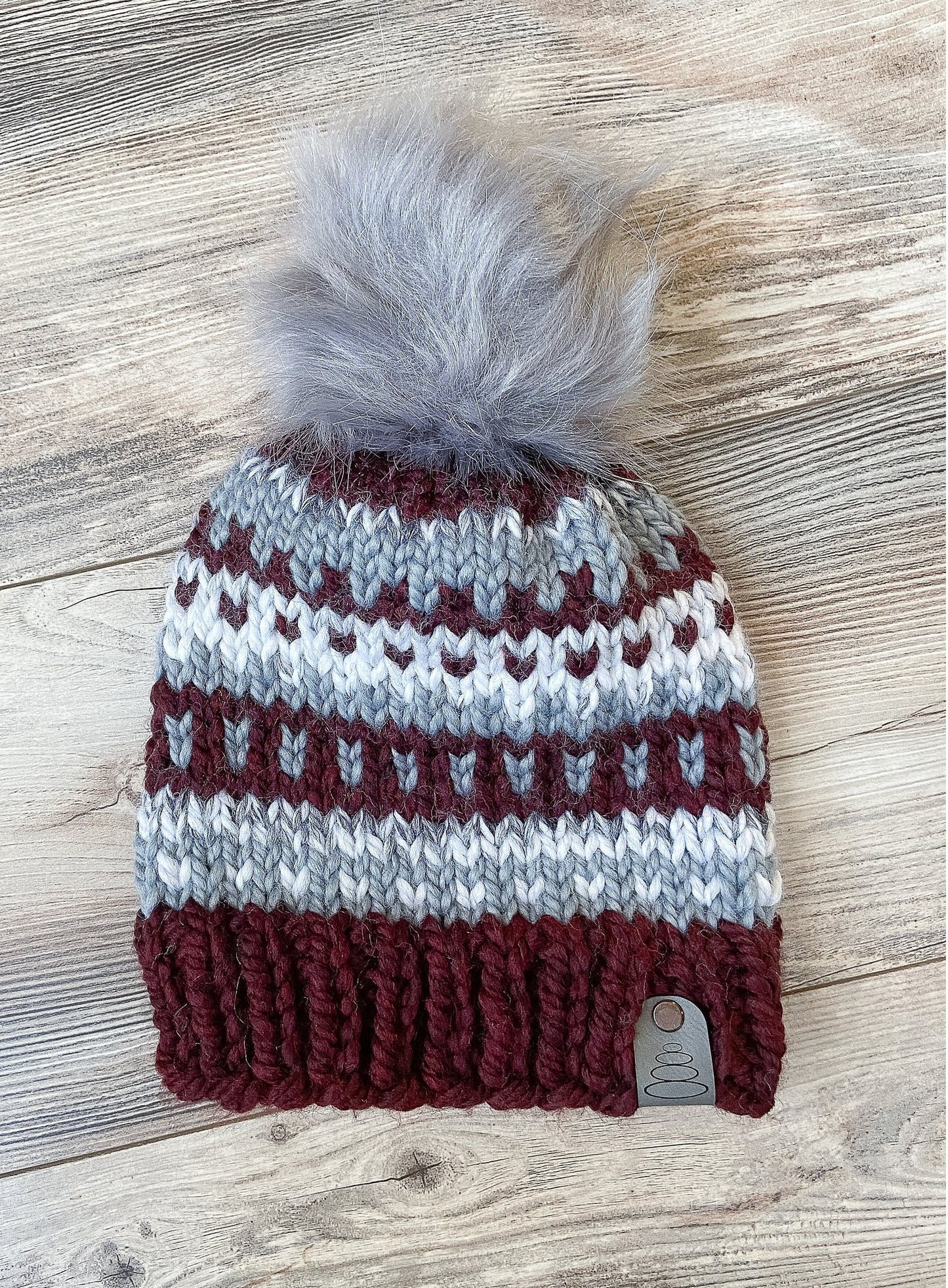 University of South Carolina colors hat | fair isle hat | men's wool hat | women's wool hat