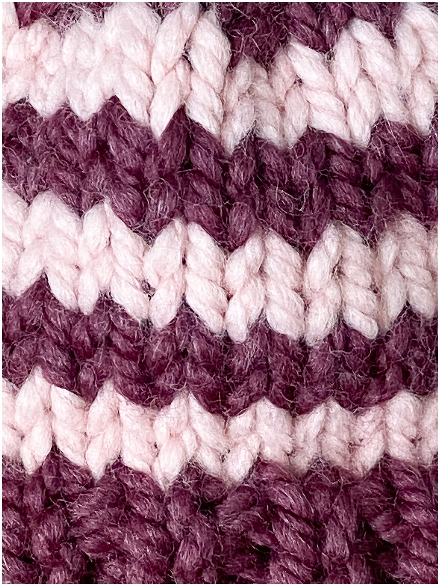 Pink little girl hats| Pink and plum striped matching hats- READY TO SHIP