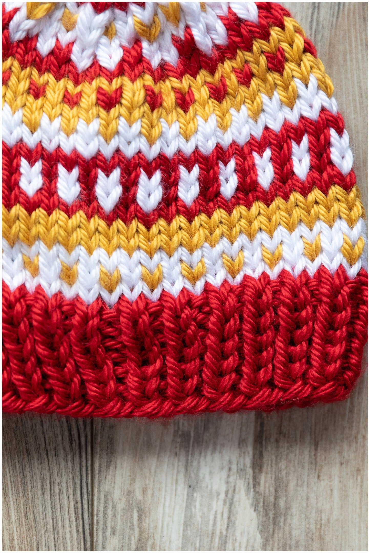 Kansas City Chiefs NFL team colors beanie gift set | Chiefs toddler/baby hat gift set