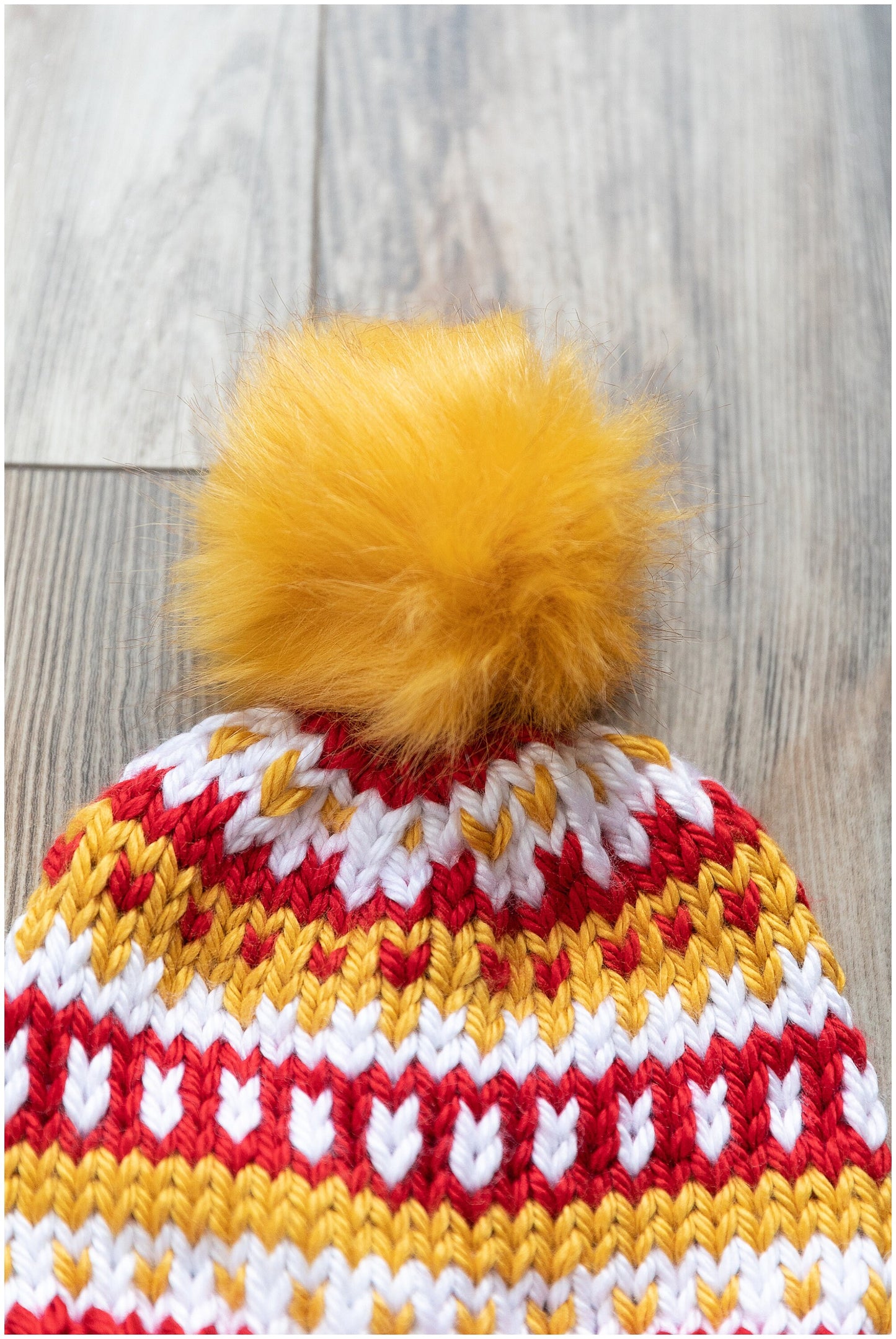 Kansas City Chiefs NFL team colors beanie