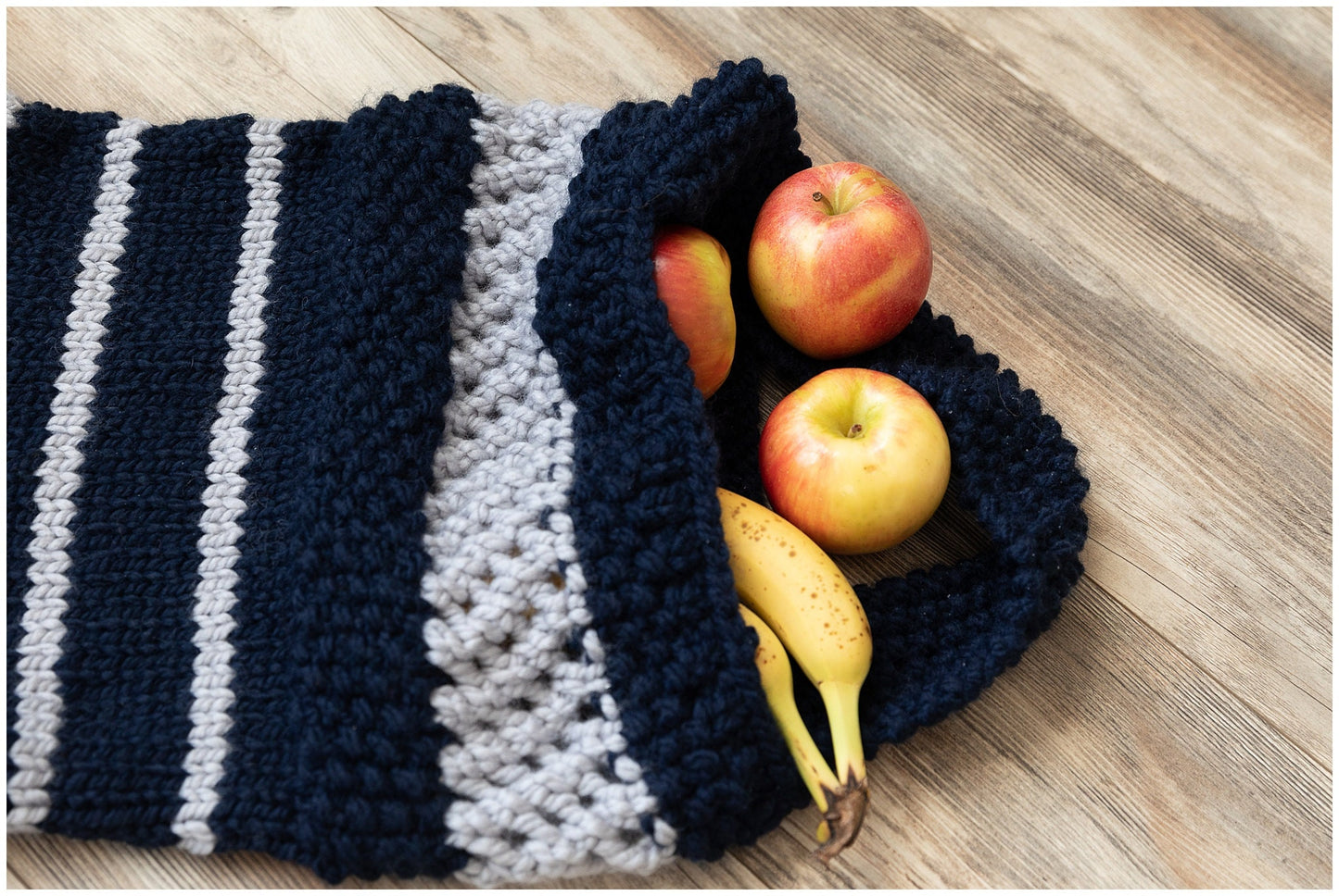 Knit bag-customizable market bag is an eco-friendly reusable shopping bag