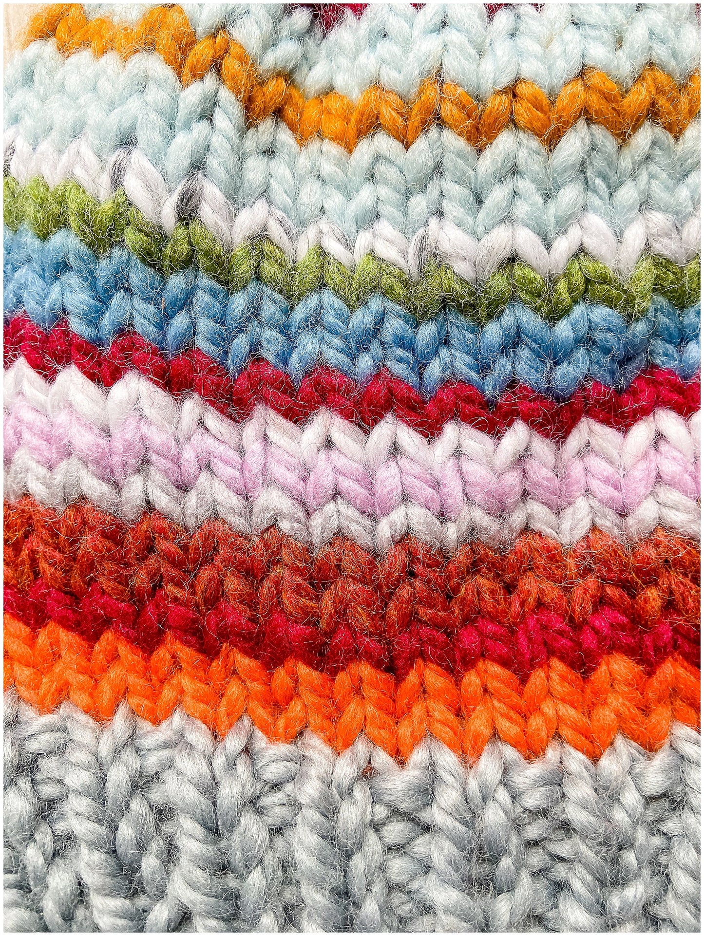 Rainbow Multi-color striped hat; READY TO SHIP
