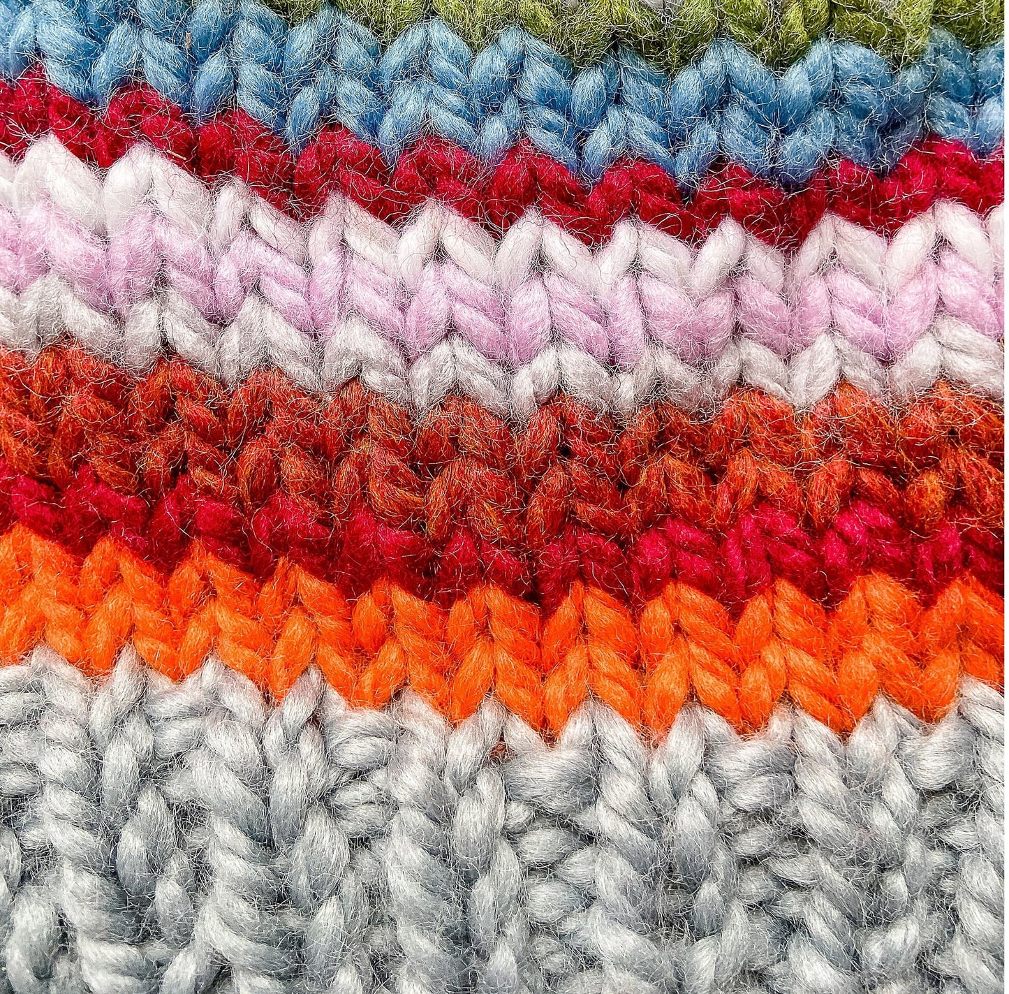 Rainbow Multi-color striped hat; READY TO SHIP
