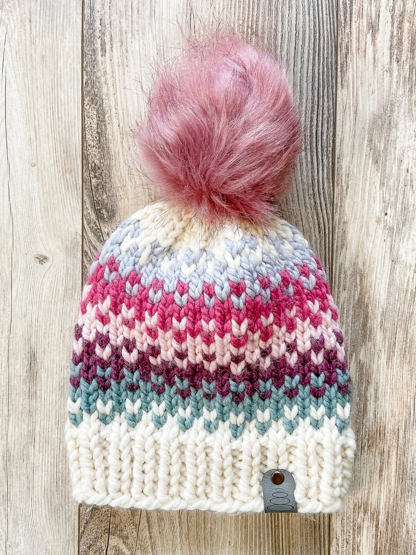 Customizable fair isle knit wool hat| fair isle hat for women| Men's fair isle wool hat | Fair isle hat for children