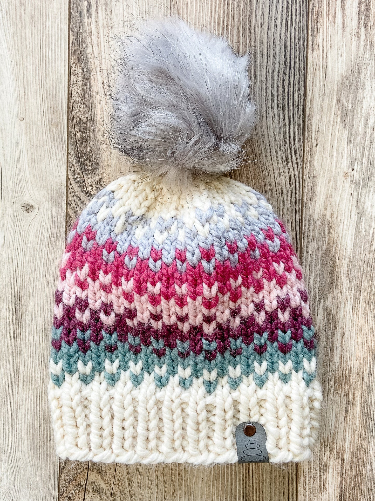 Customizable fair isle knit wool hat| fair isle hat for women| Men's fair isle wool hat | Fair isle hat for children