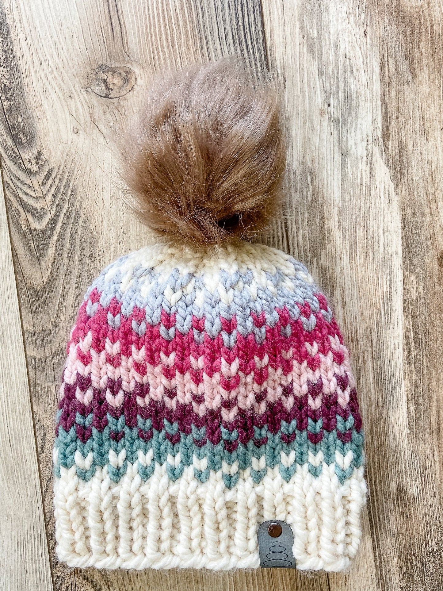 Customizable fair isle knit wool hat| fair isle hat for women| Men's fair isle wool hat | Fair isle hat for children