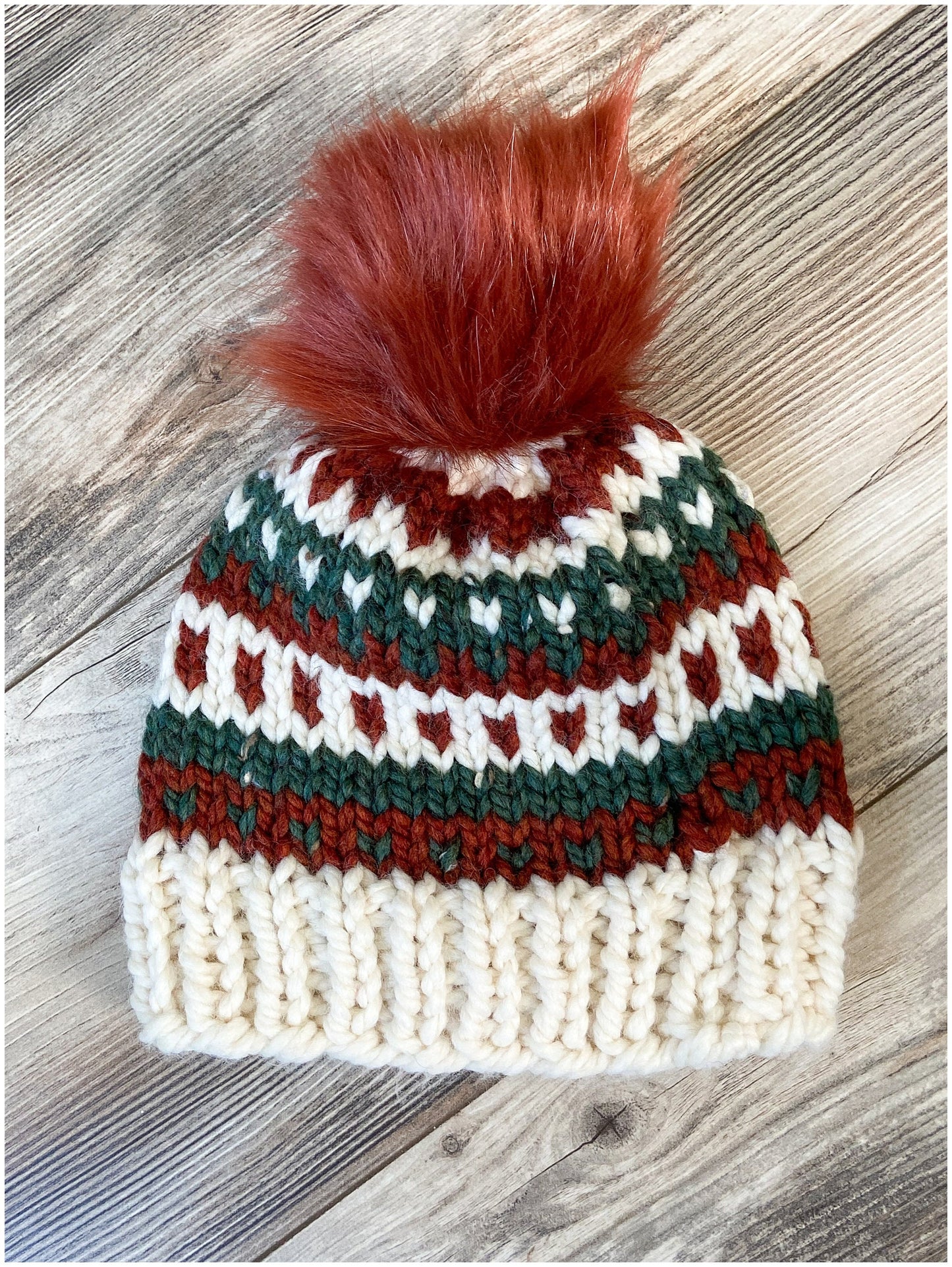 Capsule wardrobe fair isle hat | Minimalist wardrobe | women's wool hat | men's wool hat
