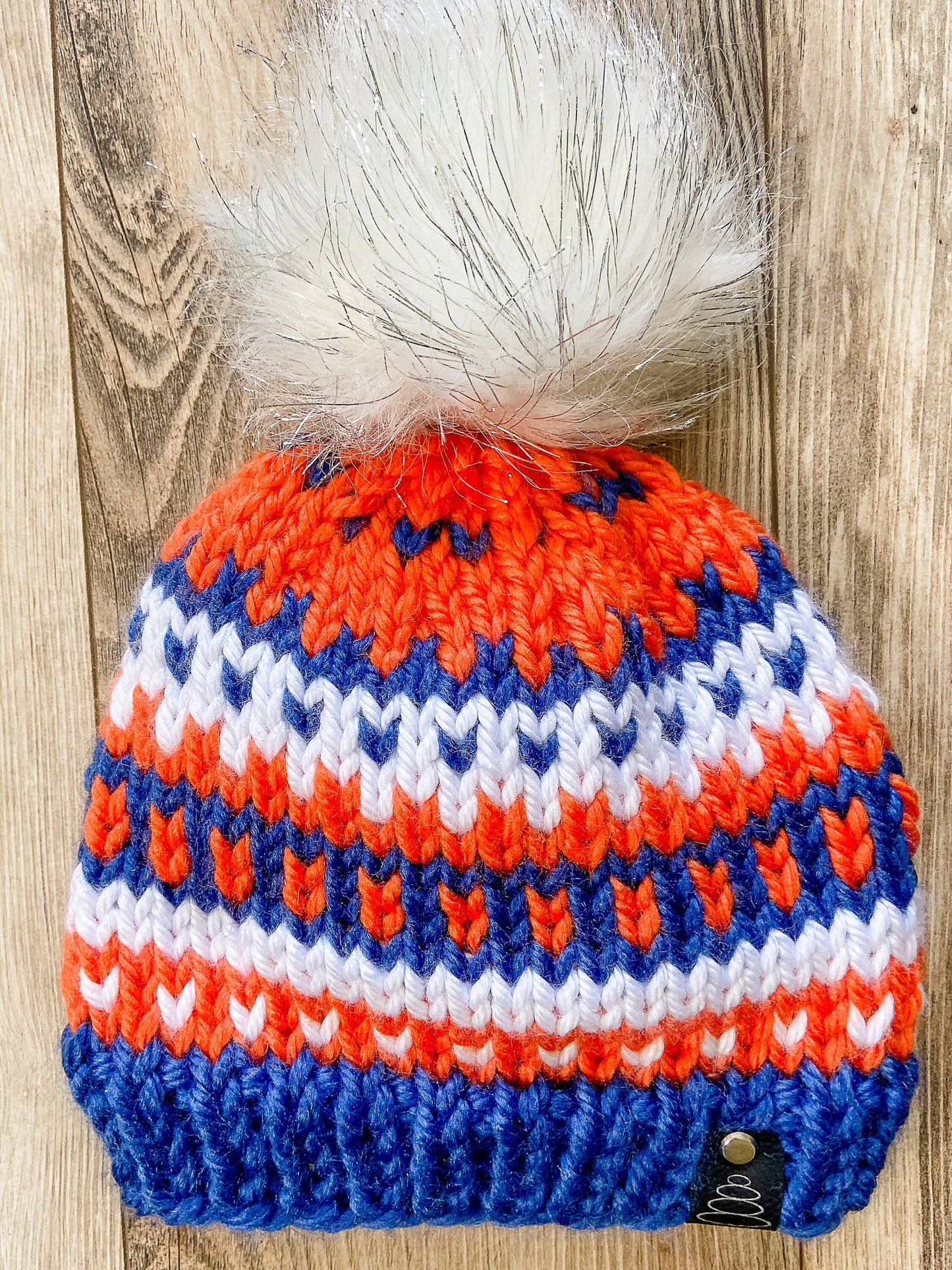 Denver Broncos NFL team colors beanie