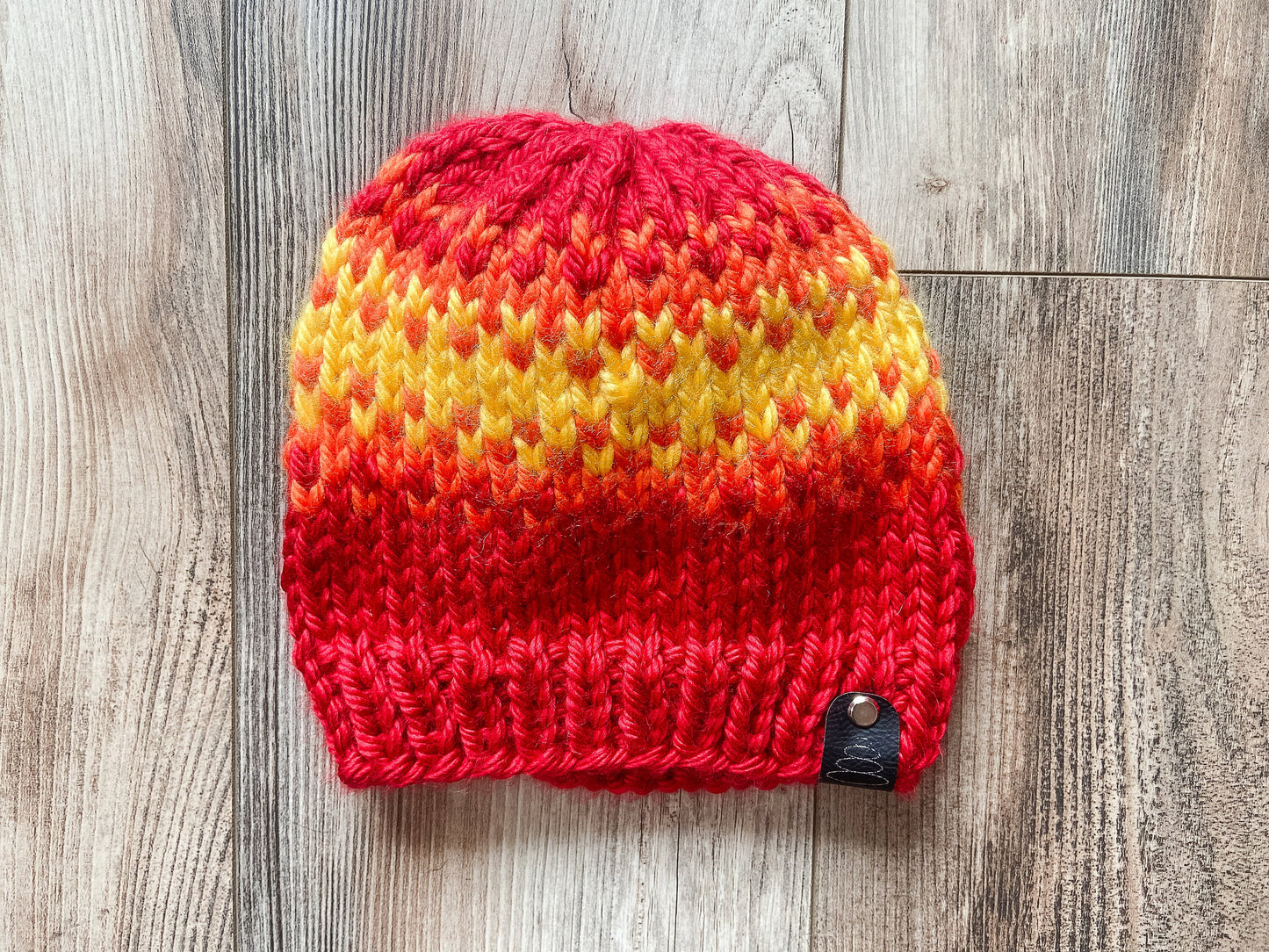 Customizable fiery fair isle knit hat| fair isle hat for women| Men's fair isle hat | Fair isle hat for children