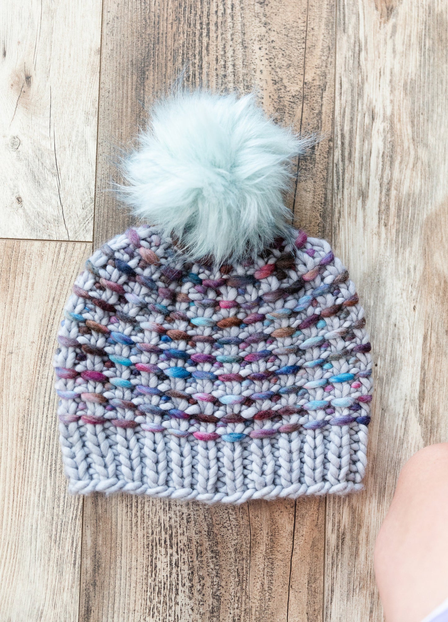 Merino Wool knit hat | Luxury Beanie made of 100% merino wool hand-dyed yarn