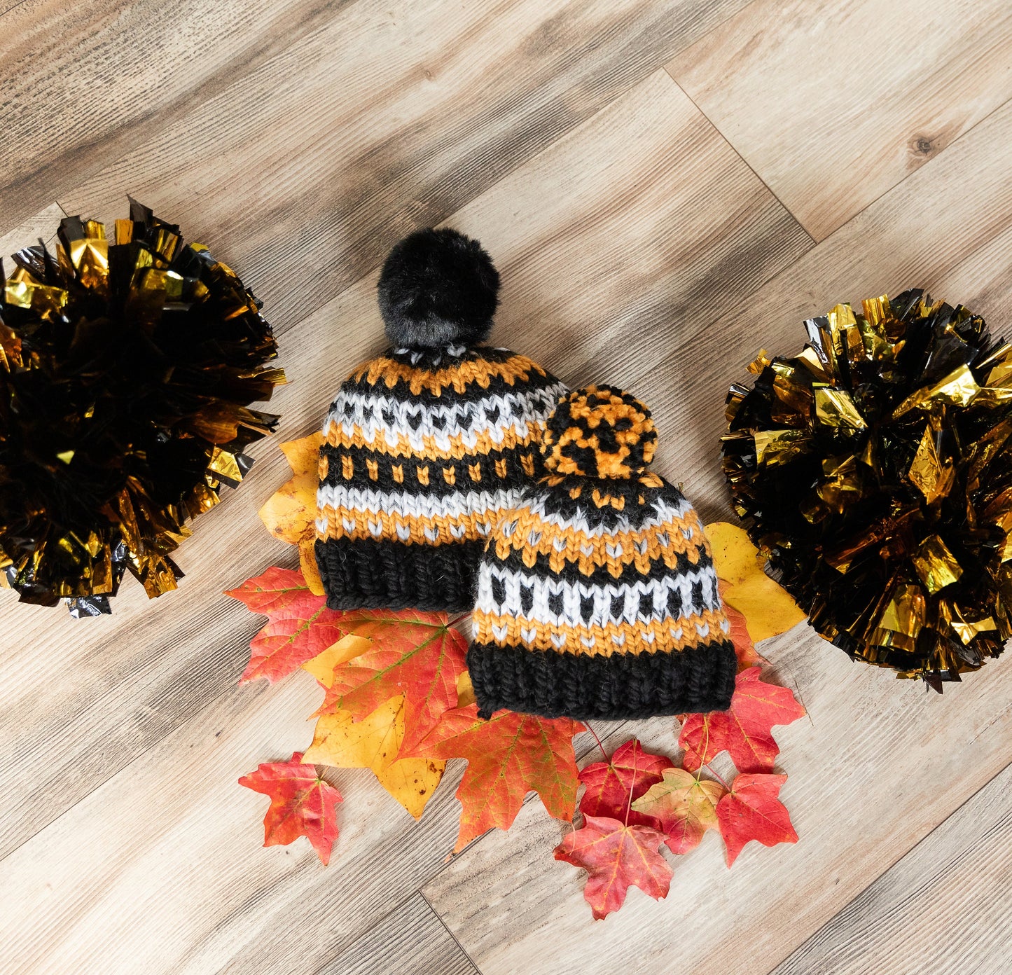 Purdue baby/toddler hat gift set: Purdue University colors beanie, for your Future Boilermaker