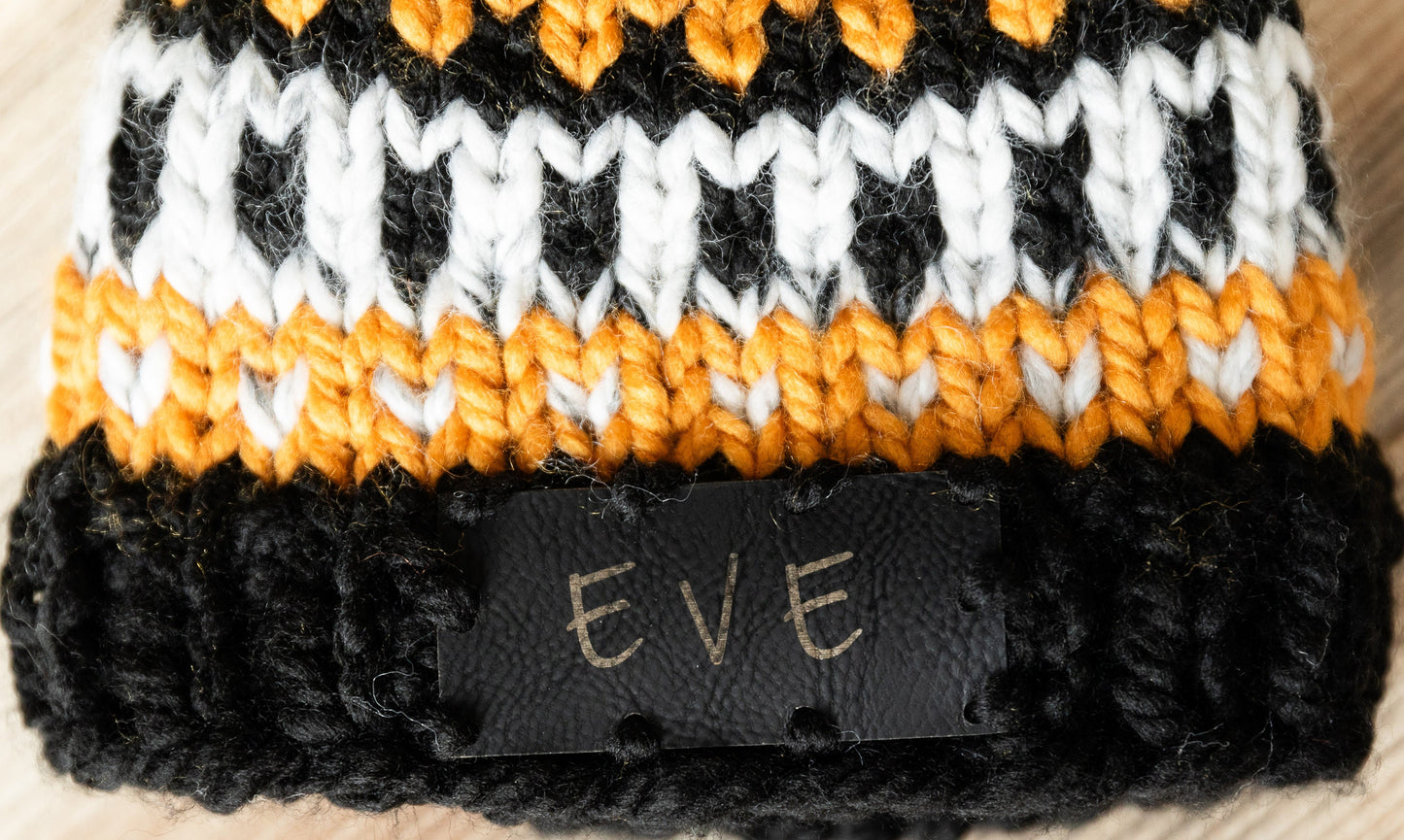 Purdue baby/toddler hat gift set: Purdue University colors beanie, for your Future Boilermaker