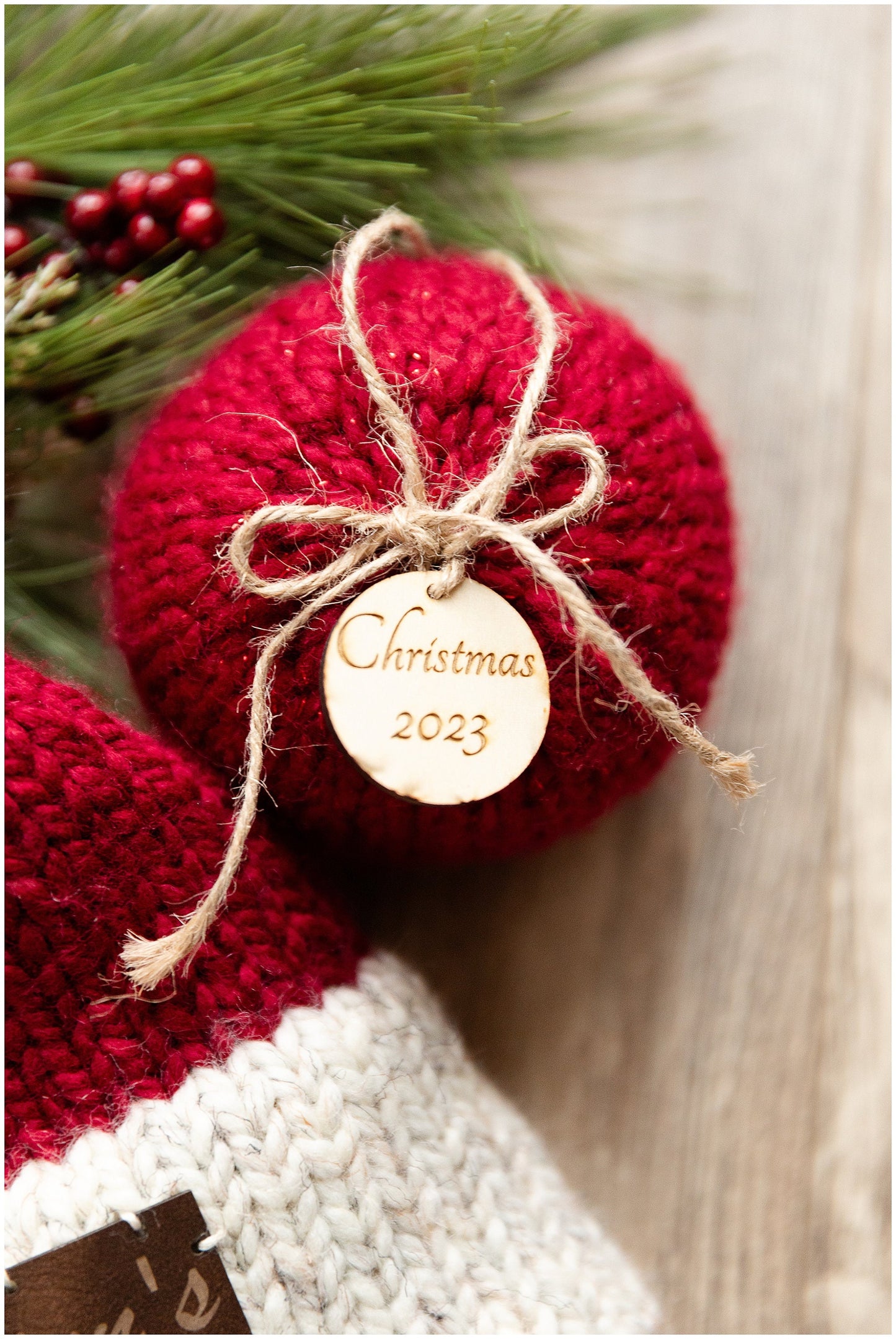 Baby's First Christmas Hat and Ornament Bundle | Personalized Santa Hat and Ornament Bundle - Perfect Keepsake Gift for New Parents!