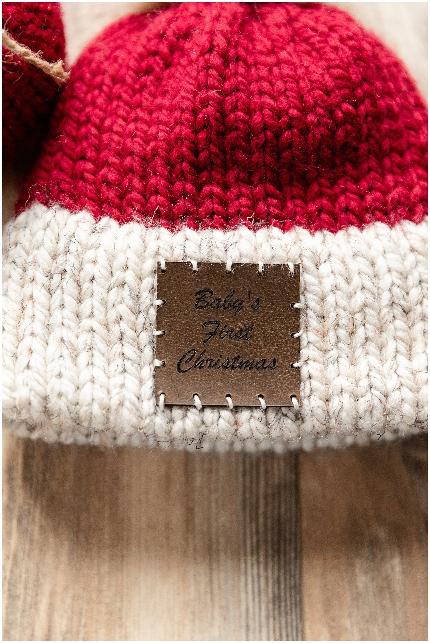 Baby's First Christmas Hat and Ornament Bundle | Personalized Santa Hat and Ornament Bundle - Perfect Keepsake Gift for New Parents!