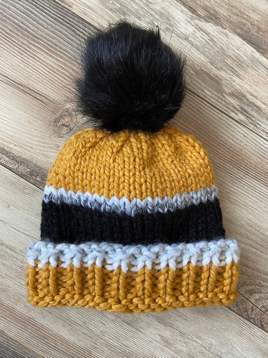 Purdue University colors college beanie