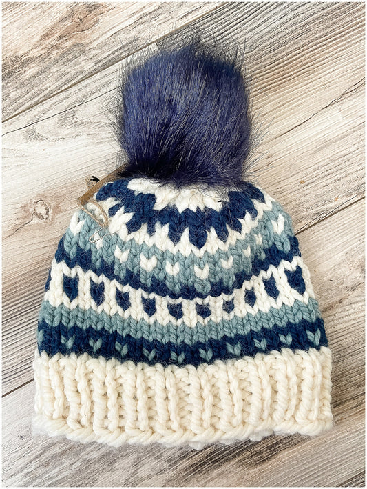 Customizable fair isle knit hat| fair isle hat for women| Men's fair isle wool hat | Fair isle hat for children