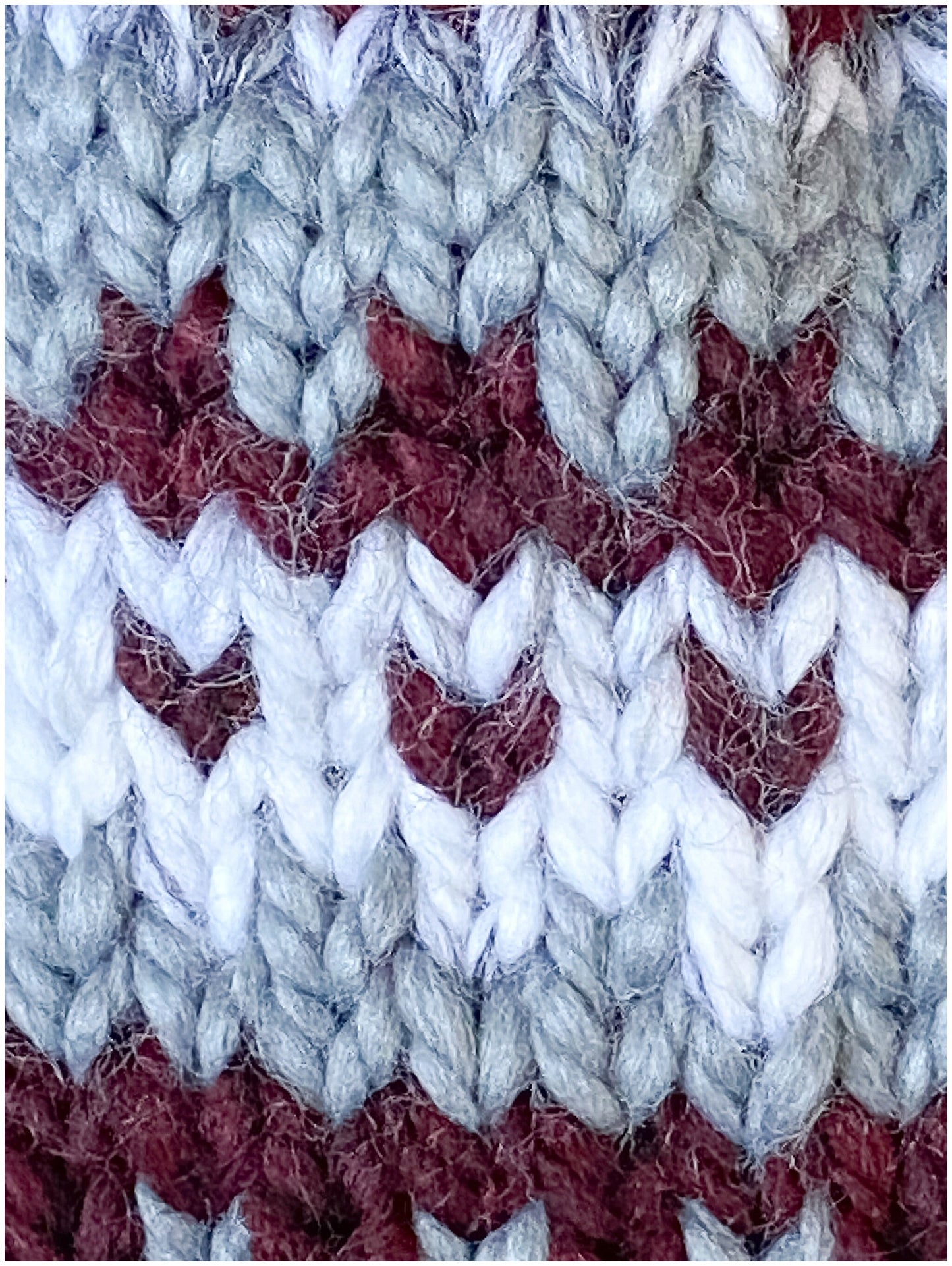 Harvard maroon and white colors college beanie