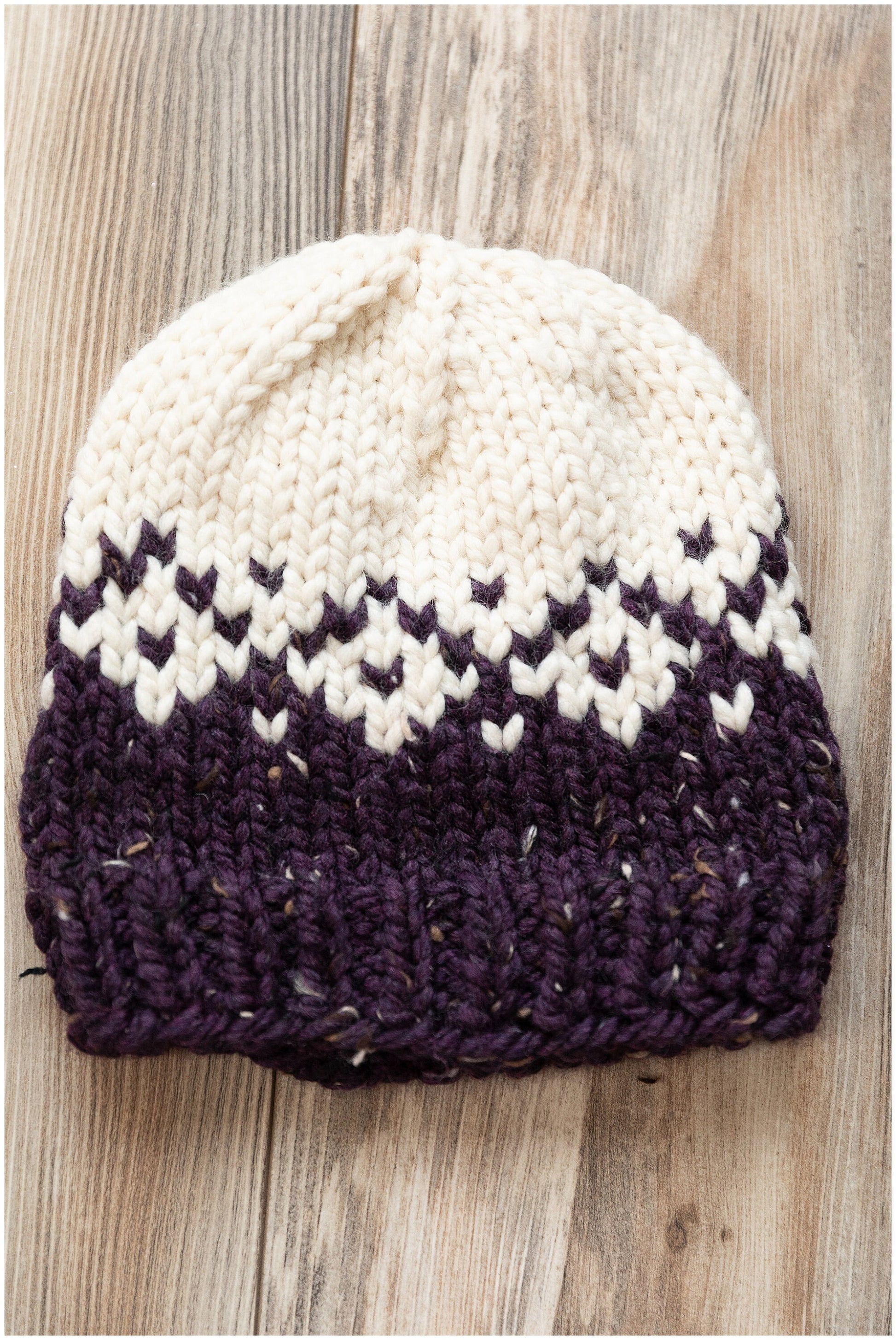 Diamond fair isle ski hat; customizable Valentines Day Gift