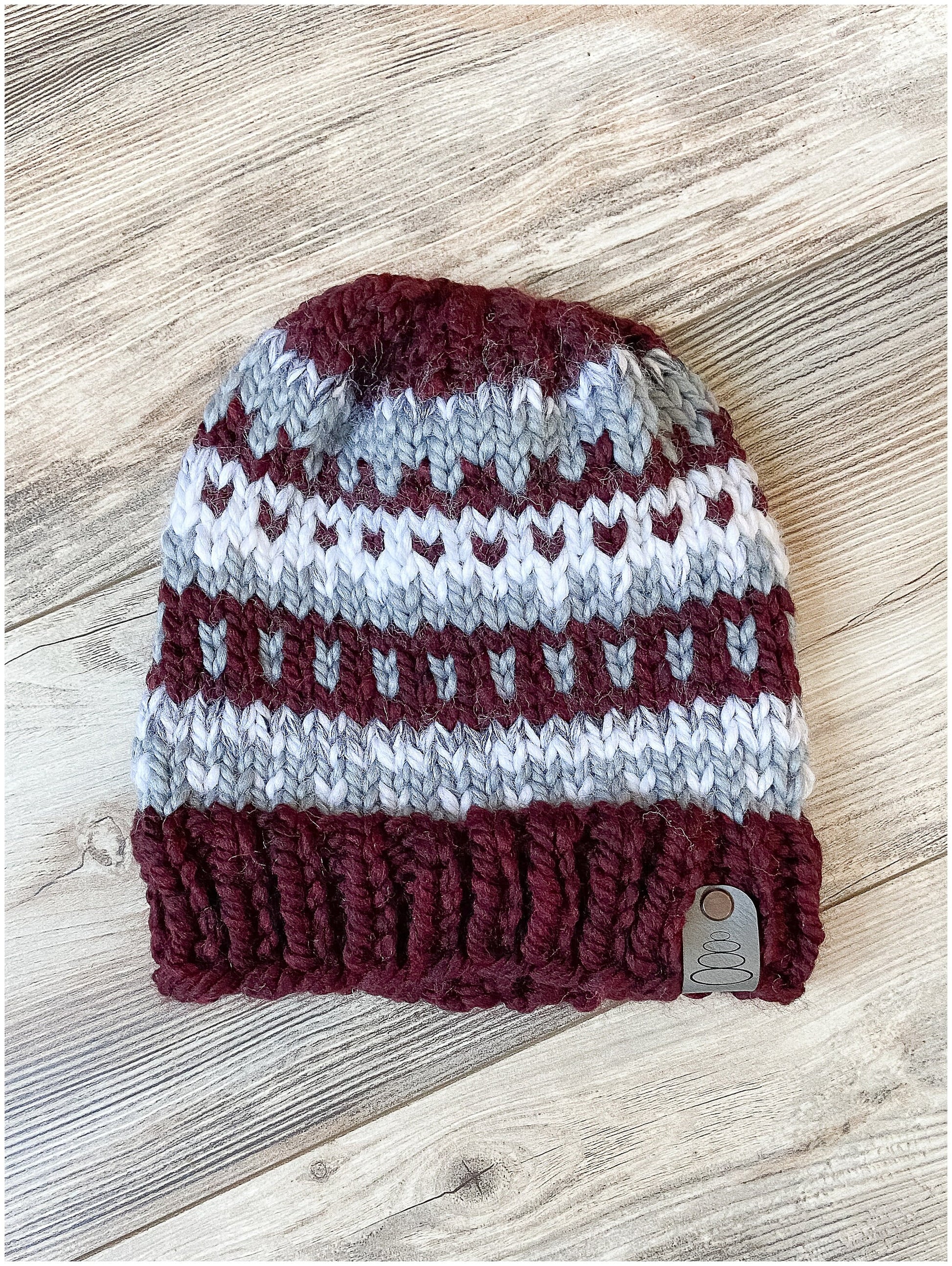 Customizable fair isle knit hat| handmade gift- fair isle wool hat for men, women, children, and babies