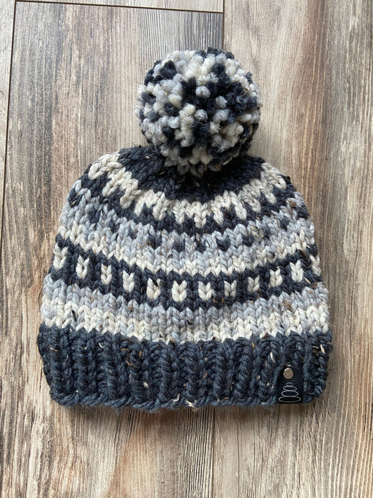 Capsule wardrobe fair isle hat | Minimalist wardrobe | women's wool hat | men's wool hat