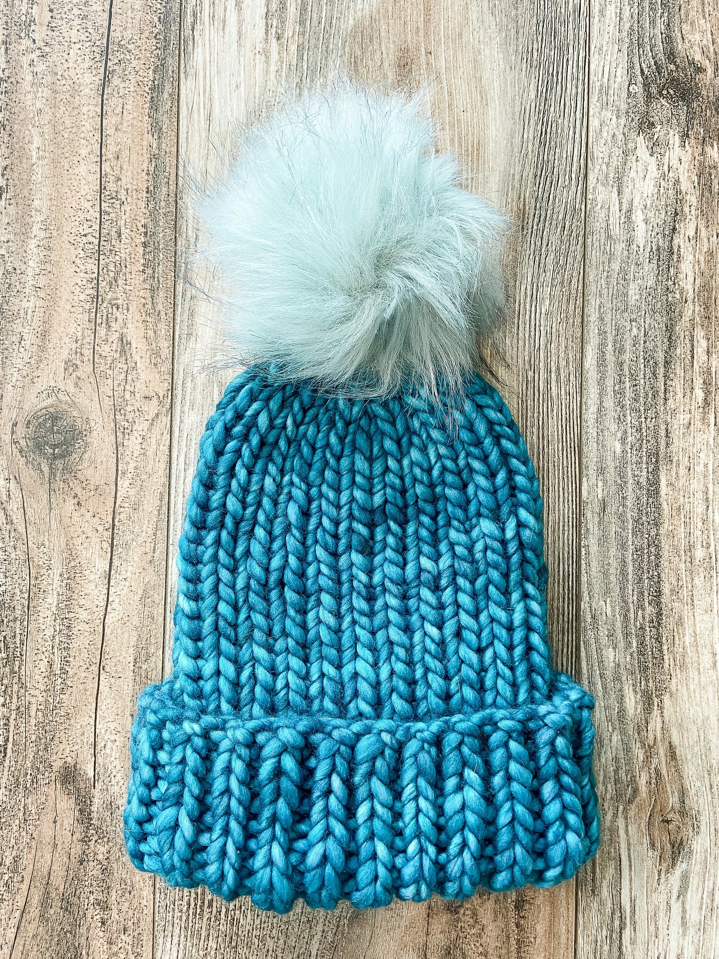 Merino Wool knit hat | Roll-up brim Luxury Beanie  made of 100% merino  wool hand-dyed yarn
