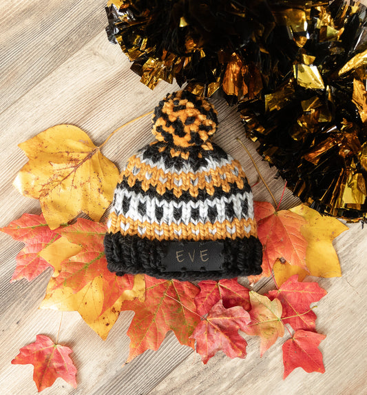 Purdue baby/toddler hat gift set:  Purdue University colors beanie, for your Future Boilermaker