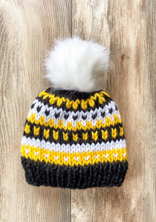 Pittsburgh Steelers NFL team colors beanie