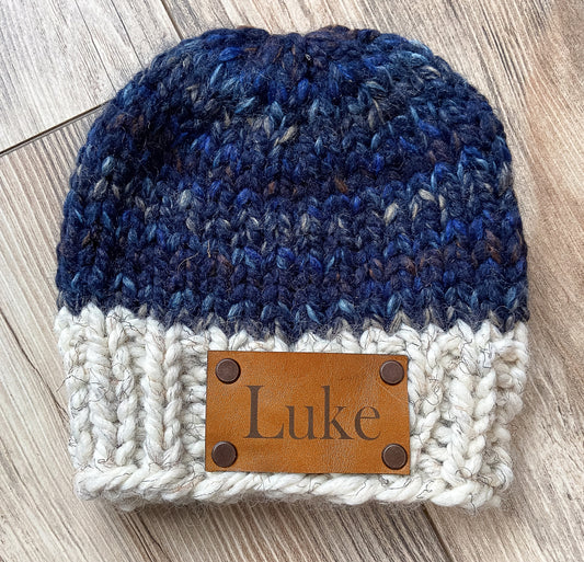 Personalized knit hat | Baby name hat | Customizable knit hat for toddler
